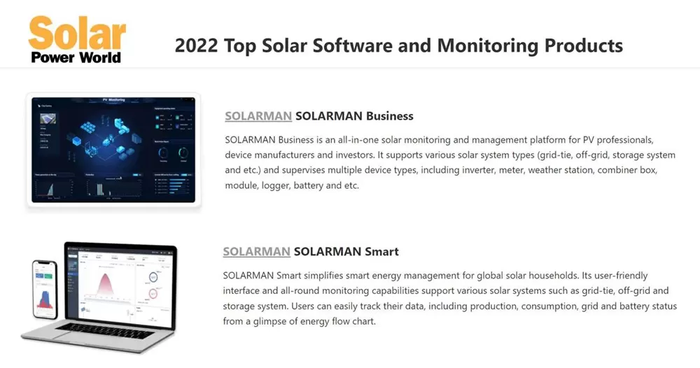 2022 Top Solar Software and Monitoring Products 2022 Top Solar Software and Monitoring Products