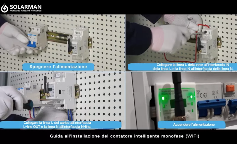Introduzione E Guida All'installazione Dello Inteligentny miernik SOLARMAN