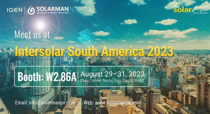 Invitation to Intersolar South America Exhibition from SOLARMAN Invitation to Intersolar South America Exhibition from SOLARMAN