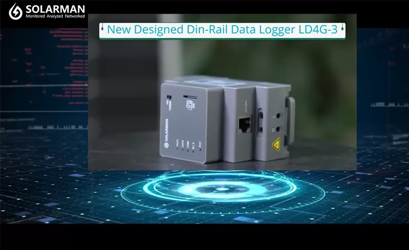 Nowa generacja rejestratora danych SOLARMAN DIN-Rail-LD4G-3